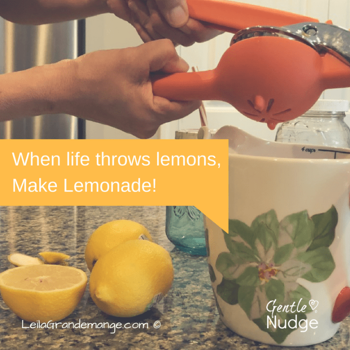 When life throws lemons . . .